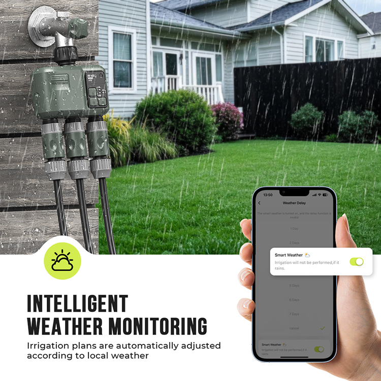 Smart Garden Design - 새로운 디자인 3구 스마트 RF WIFI