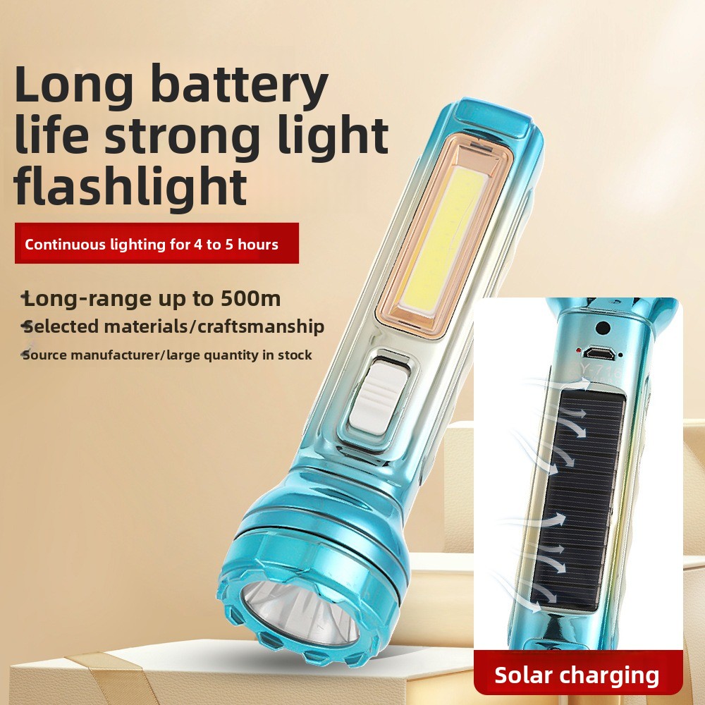 Smart Garden Solar - 태양열로 작동되는 초고휘도 LED 손전등 -