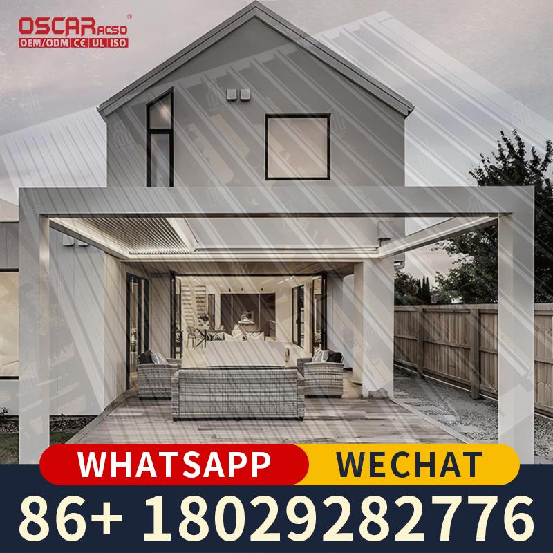 Smart Garden Design - 4x3M 3x4M 모던 알루미늄 퍼골라 정원