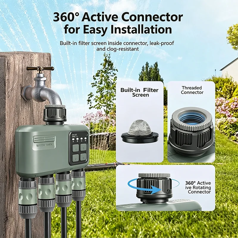 식물 자동 급수 시스템 WiFi 스마트 타이머 RF43 - Smart Garden Auk 리뷰 및 가격
