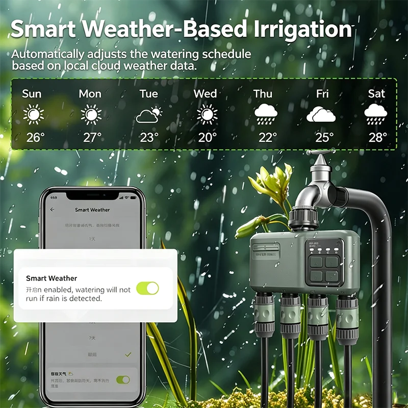 식물 자동 급수 시스템 WiFi 스마트 타이머 RF43 - Smart Garden Auk 리뷰 및 가격