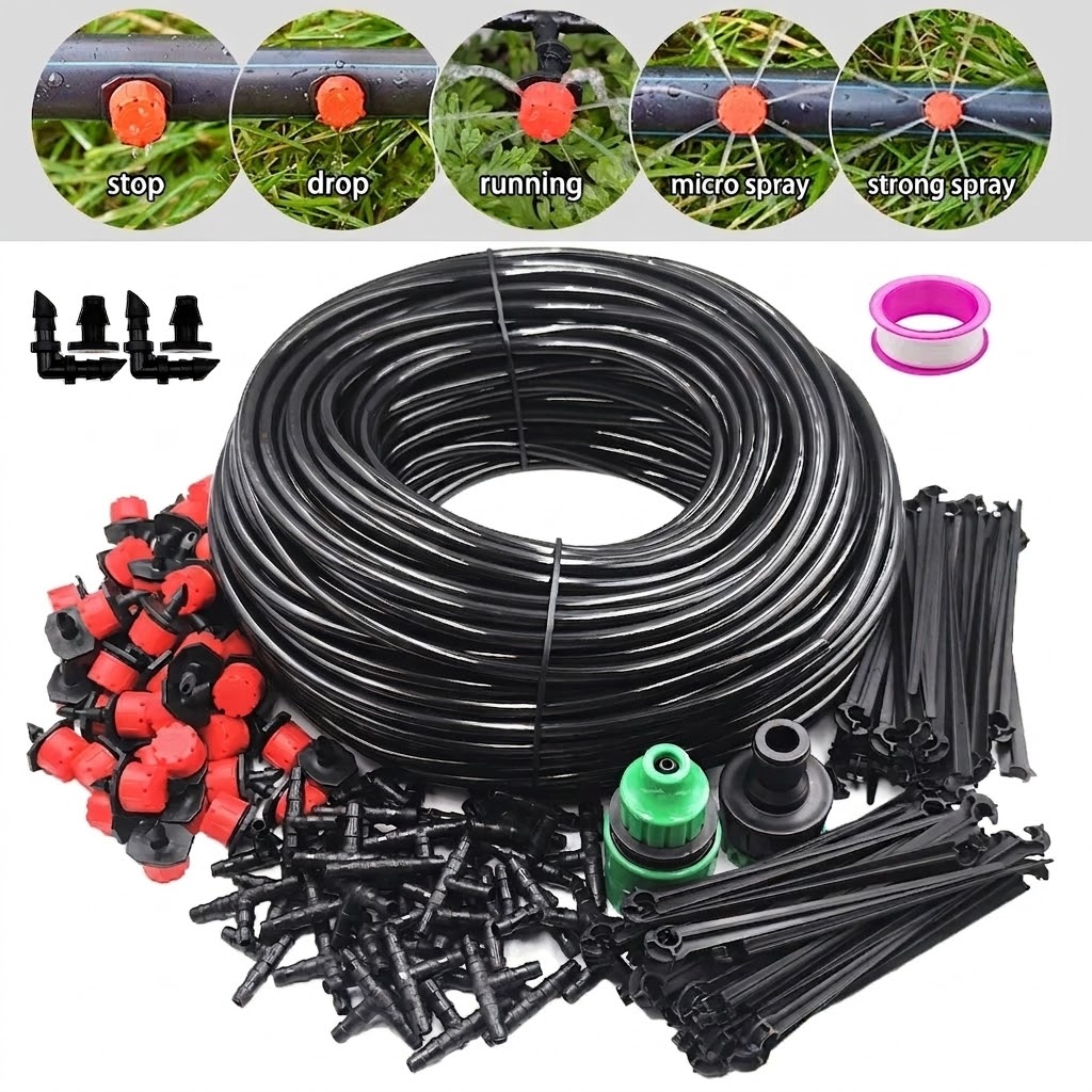자동 점적 관수 키트 10-30M 효율적인 1/4인치  - Smart Garden Auk 리뷰 및 가격