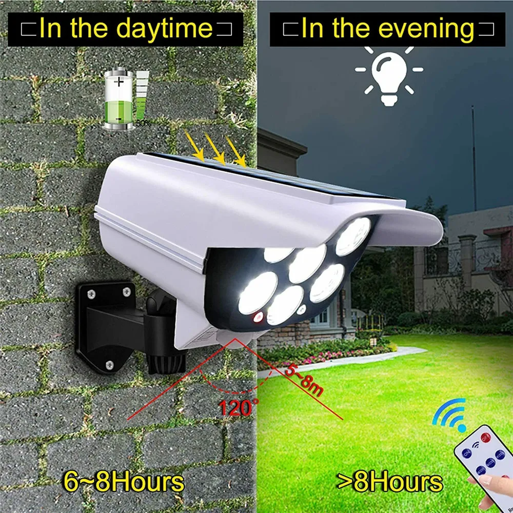 야외 태양 빛 모션 센서 보안 더미 카메라 무선 홍수  - Smart Garden Solar 리뷰 및 가격