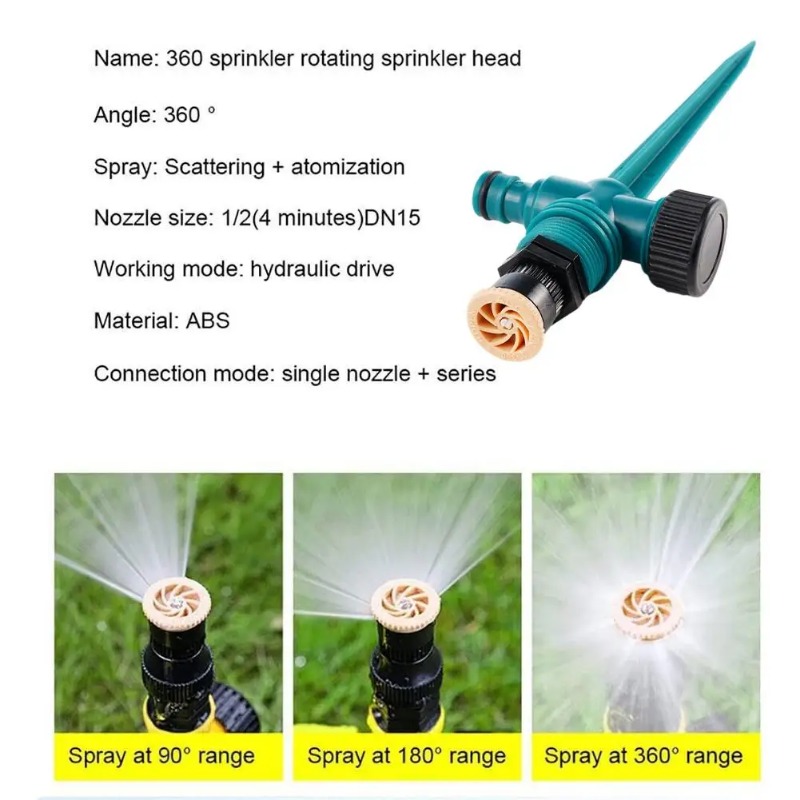 정원 스프링클러 360 °   회전식 관개 급수 시스템 - Smart Garden Auk 리뷰 및 가격