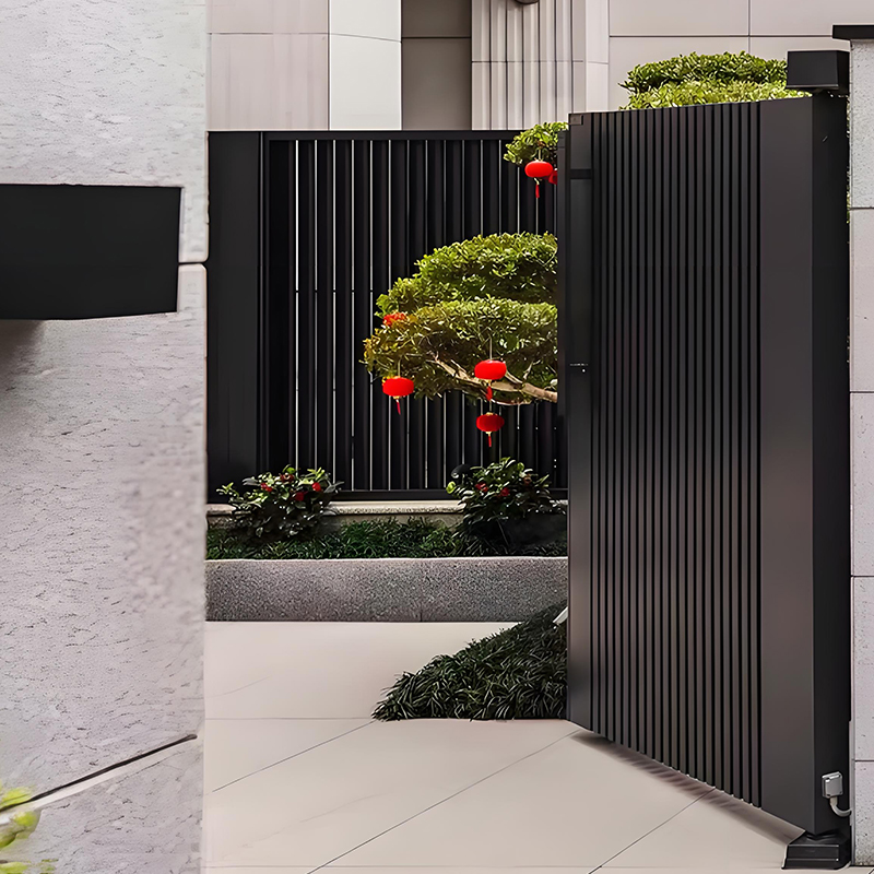 전동 게이트 모던 디자인 외부 빌라 정원 자동 알루미늄 - Smart Garden Design 리뷰 및 가격