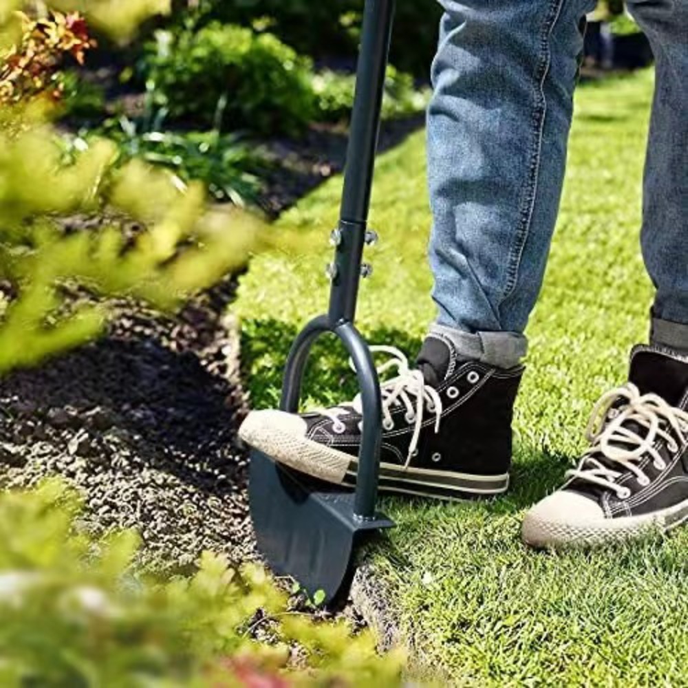 손잡이가 있는 절단 모서리가 있는 반달 모양 잔디 테두 - Smart Garden Edging 리뷰 및 가격